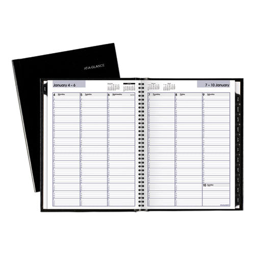 DayMinder Hardcover Weekly Vertical-Column Format Appointment Book