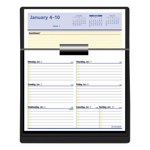 Flip-A-Week Desk Calendar Refill with QuickNotes