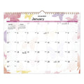 Watercolors Recycled Monthly Wall Calendar