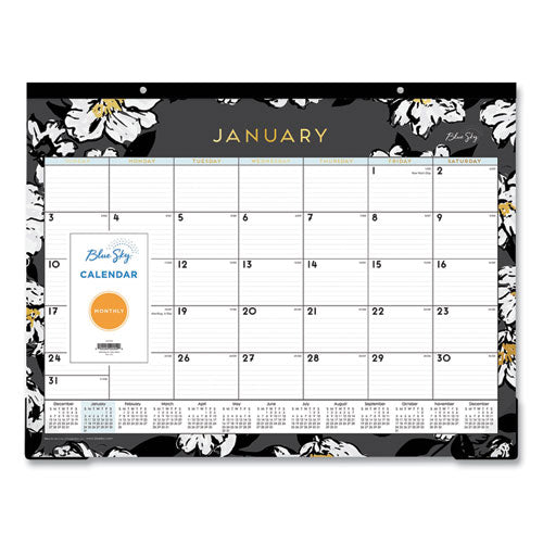 Baccara Dark Desk Pad