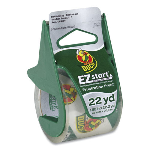 EZ Start Premium Packaging Tape with Dispenser
