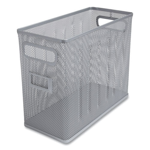 Wire Mesh Box-Style Vertical Document Organizer