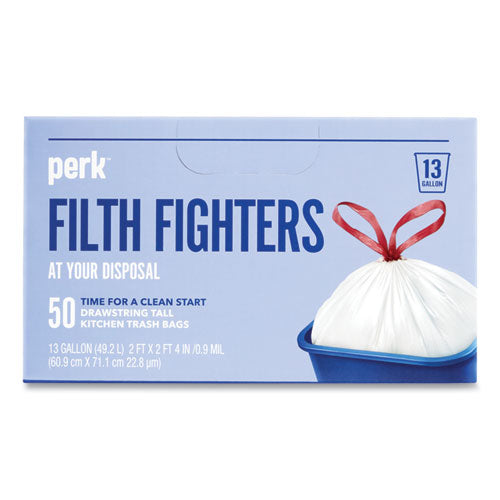 Drawstring Tall Kitchen Trash Bags
