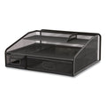 Six Compartment Wire Mesh Accessory Holder