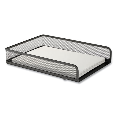 Front-Load Stackable Wire Mesh Document Tray