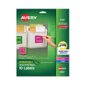High-Vis Removable Laser/Inkjet ID Labels w/ Sure Feed