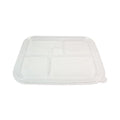 PLA Lids for Fiber Bento Box Containers