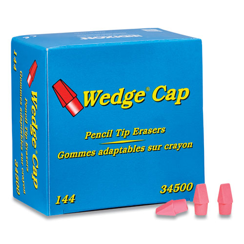 Wedge Cap Erasers