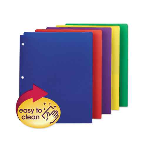 Poly Snap-In Two-Pocket Folder