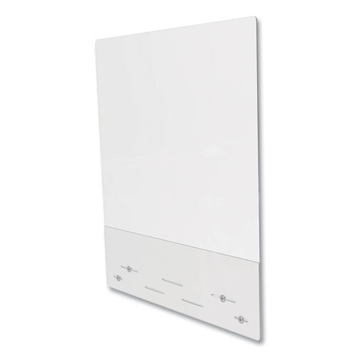 Mounting Safety Barrier with Full Shield and Brace