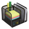 Five Compartment Wire Mesh Accessory Holder