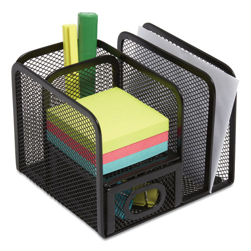 Five Compartment Wire Mesh Accessory Holder