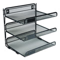 Side-Load Open Design Wire Mesh Horizontal Document Organizer