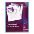 Corner Lock Document Sleeves