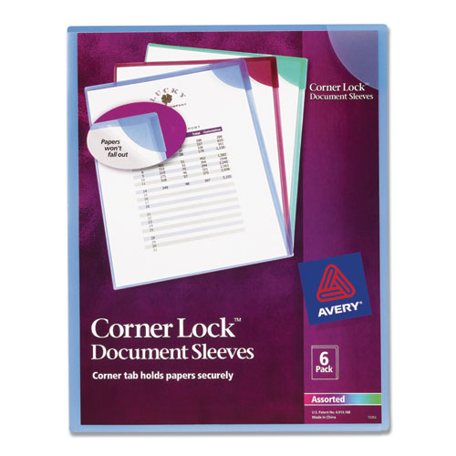 Corner Lock Document Sleeves
