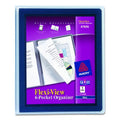 Flexi-View Six-Pocket Polypropylene Organizer