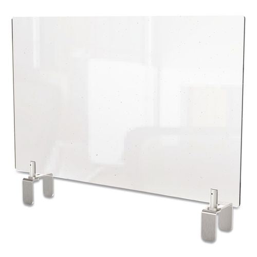 Clear Partition Extender with Attached Clamp