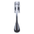Hinged Kick-Down Door Stop with Rectangular Four-Point Mounting Plate