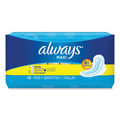 Regular Maxi Pads with Wings