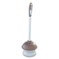 Plastic Toilet Plunger and Caddy with Microban