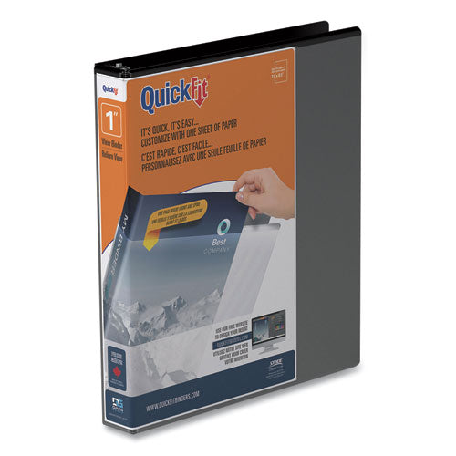 QuickFit D-Ring View Binder