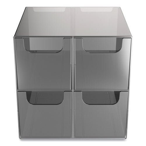 Plastic Cube Desktop Organizer