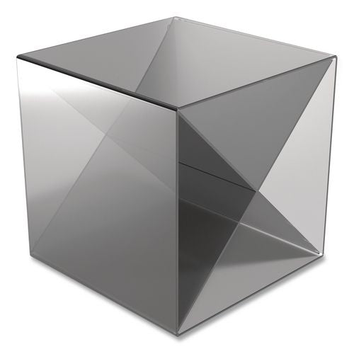Plastic Cube-Shaped Desk Shelf