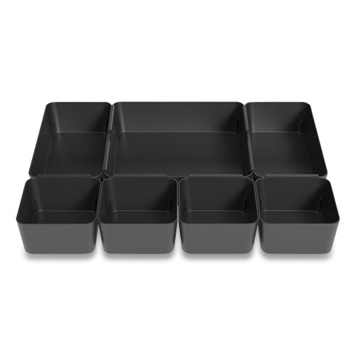 Ten-Compartment Plastic Drawer Organizer