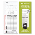 Time Clock Cards for Lathem Time 7000E/7500E