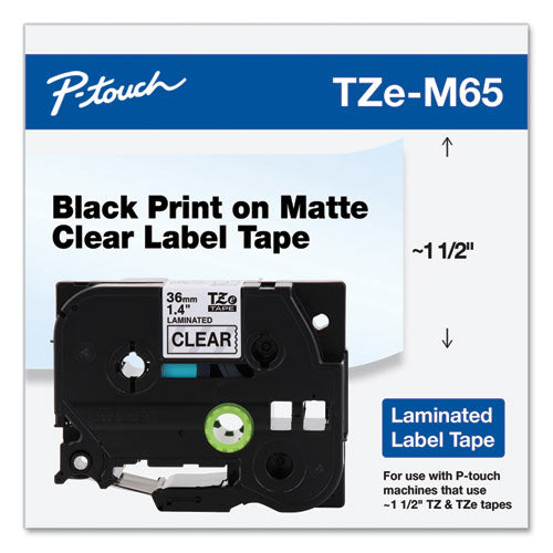 TZe Standard Adhesive Laminated Labeling Tape