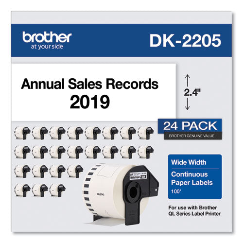 Continuous Paper Label Tape