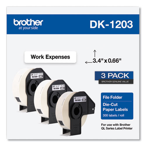 Die-Cut File Folder Labels