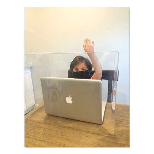 Personal Space Crystal Clear Desk Dividers