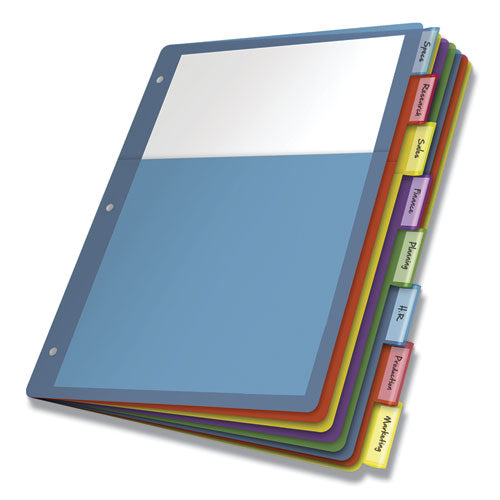 Poly 1-Pocket Index Dividers