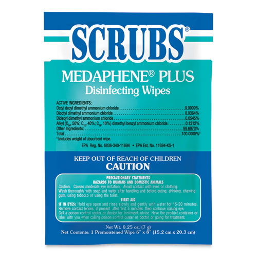 MEDAPHENE Plus Disinfectant Wet Wipes
