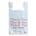 Plastic "Thank You - Have a Nice Day" Shopping Bags