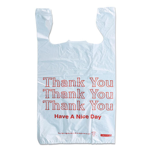 Plastic "Thank You - Have a Nice Day" Shopping Bags