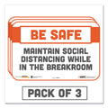 BeSafe Messaging Repositionable Wall/Door Signs