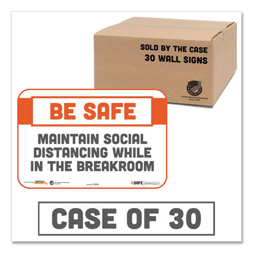 BeSafe Messaging Repositionable Wall/Door Signs