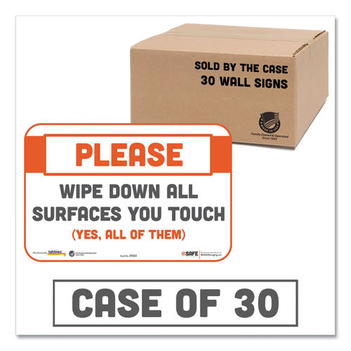 BeSafe Messaging Repositionable Wall/Door Signs