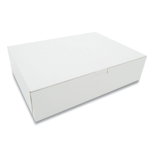 White One-Piece Non-Window Bakery Boxes