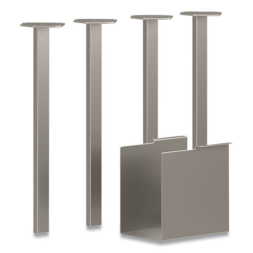 Coze Writing Desk Post Legs with Pencil Storage