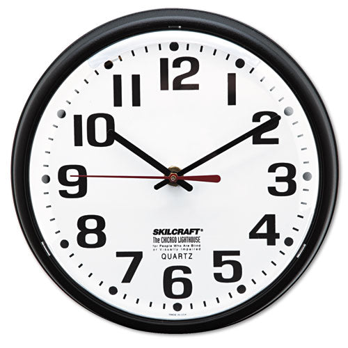 6645013897958 SKILCRAFT Slimline Quartz Wall Clock