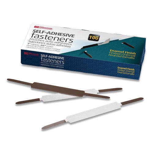 Self-Adhesive Two-Prong Folder Fastener Bases