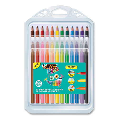 Kids Coloring Combo Pack in Durable Case