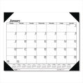 Recycled One-Color Refillable Monthly Desk Pad Calendar