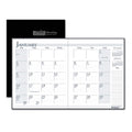Recycled Ruled 14-Month Planner with Leatherette Cover