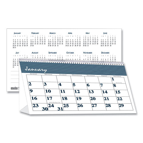 Bar Harbor Recycled Desk Tent Monthly Calendar
