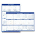 Academic Year Recycled Poster Style Reversible/Erasable Yearly Wall Calendar