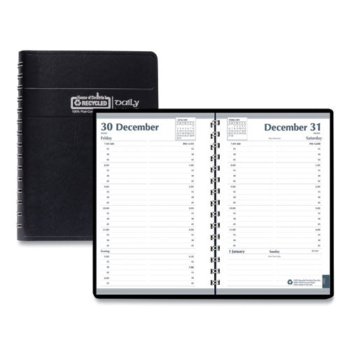 Memo Size Daily Appointment Book with 15-Minute Schedule